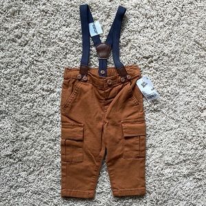 NWT baby b’gosh pants with suspenders
